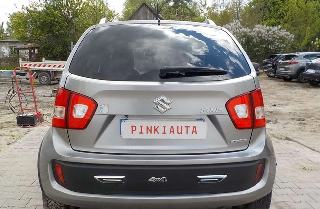 Suzuki Ignis cena 22900 przebieg: 161940, rok produkcji 2018 z Działdowo małe 466